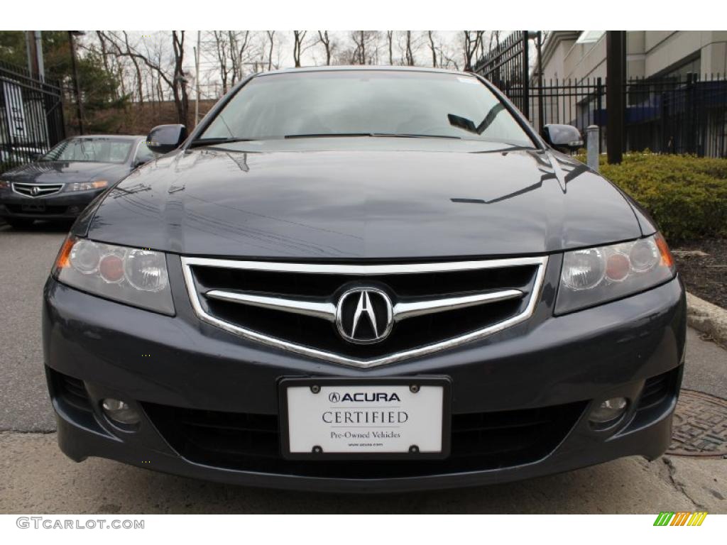 2008 TSX Sedan - Carbon Gray Pearl / Ebony photo #2