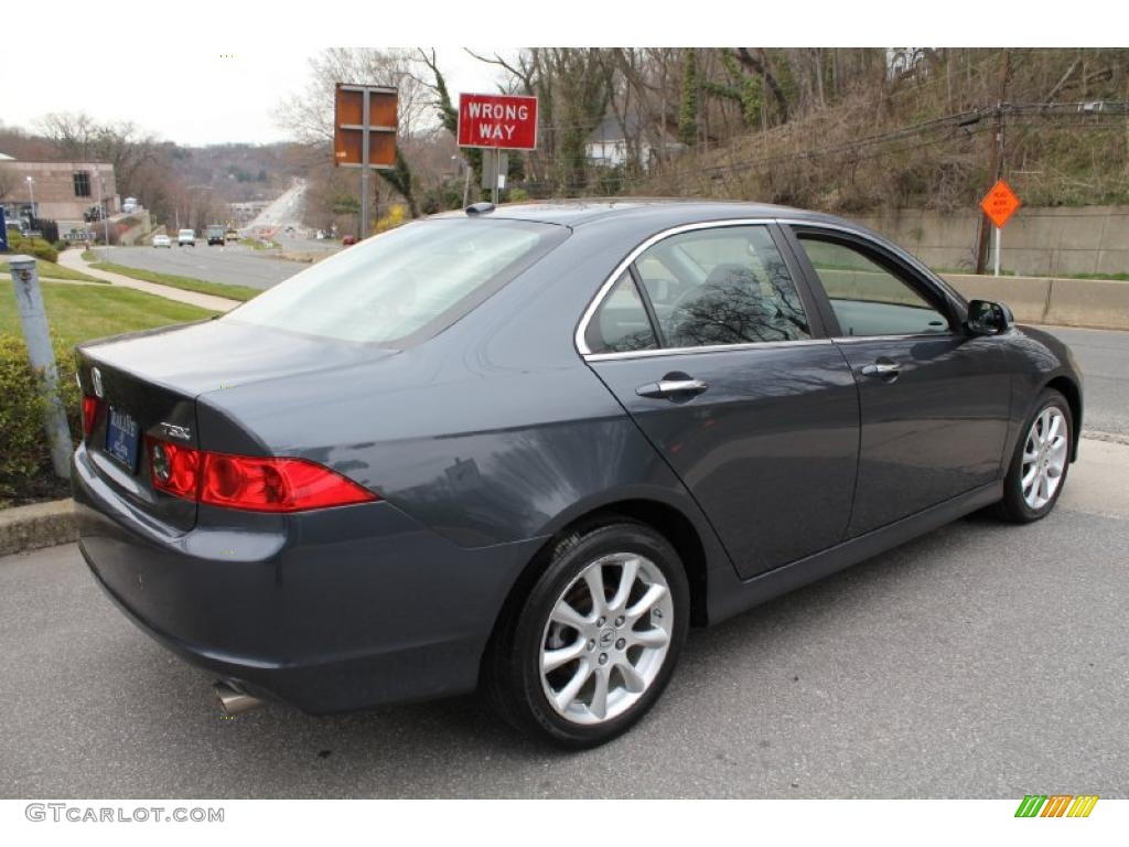 2008 TSX Sedan - Carbon Gray Pearl / Ebony photo #4