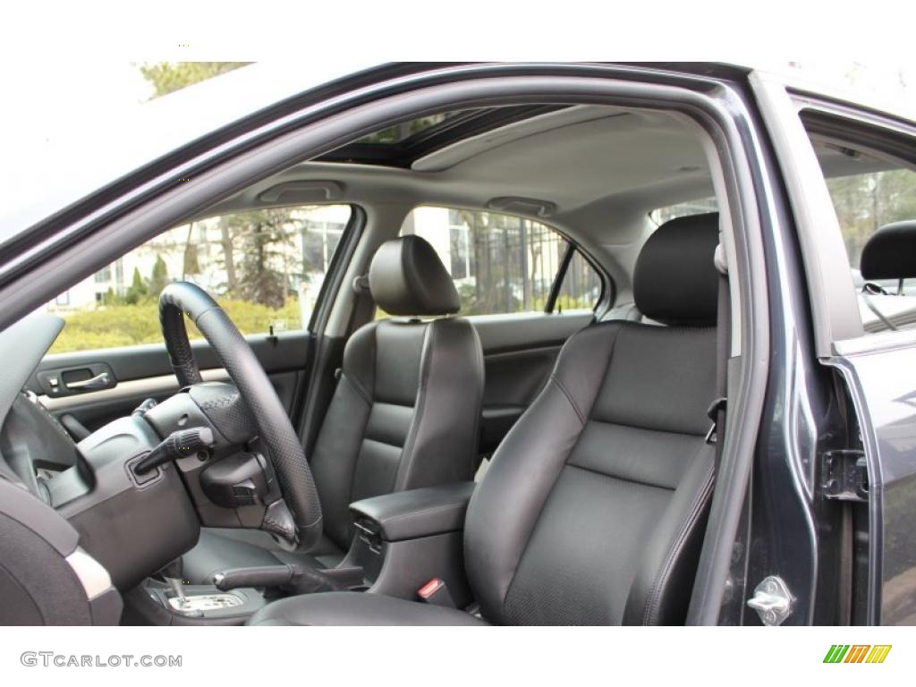 2008 TSX Sedan - Carbon Gray Pearl / Ebony photo #10