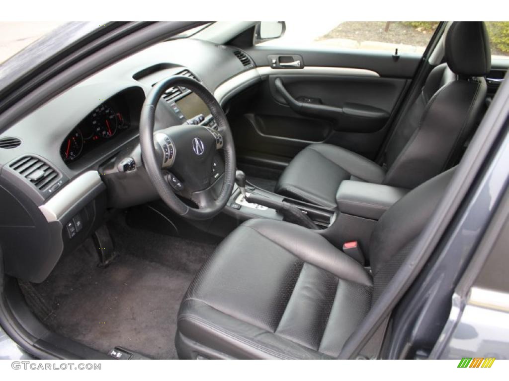 2008 TSX Sedan - Carbon Gray Pearl / Ebony photo #11