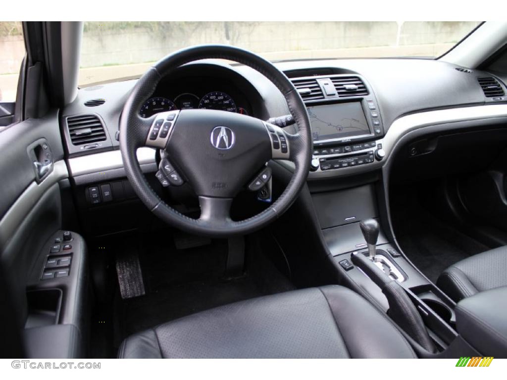 2008 TSX Sedan - Carbon Gray Pearl / Ebony photo #12