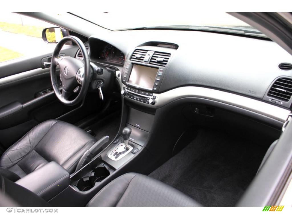 2008 TSX Sedan - Carbon Gray Pearl / Ebony photo #13