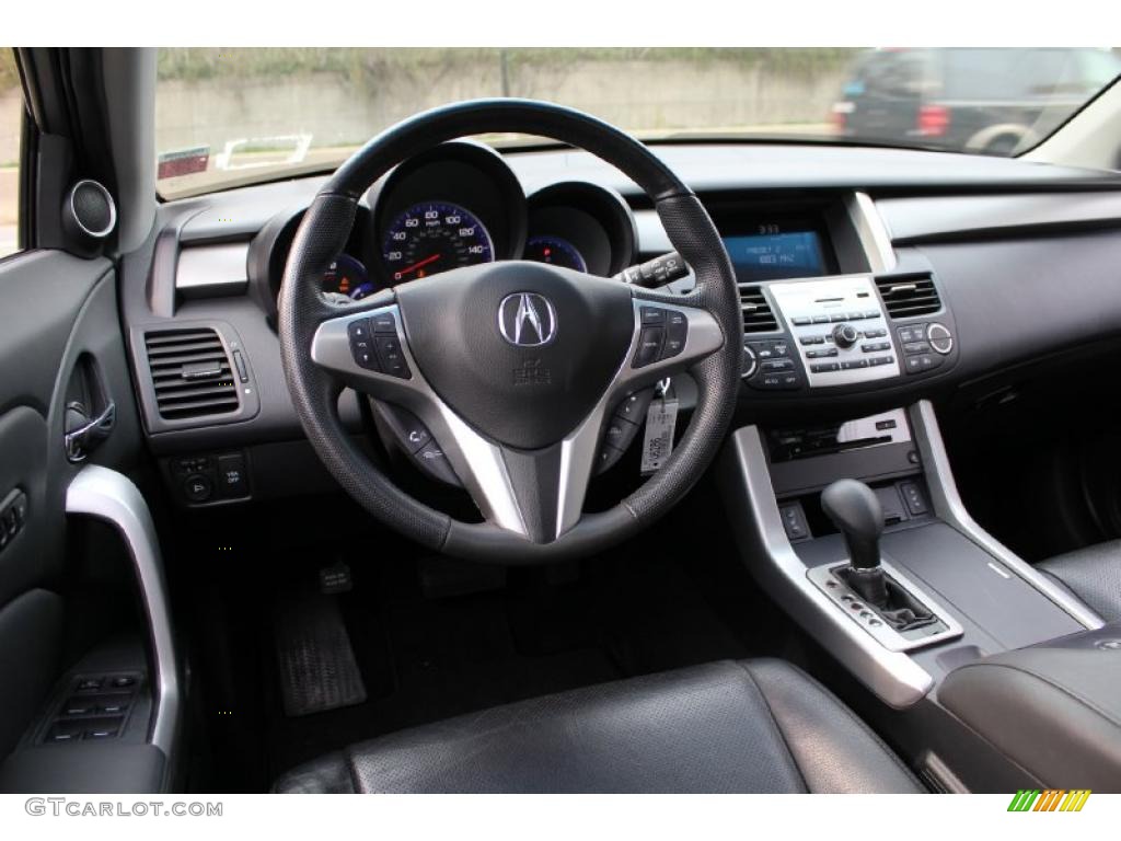 2009 Acura RDX SH-AWD Ebony Dashboard Photo #47715381