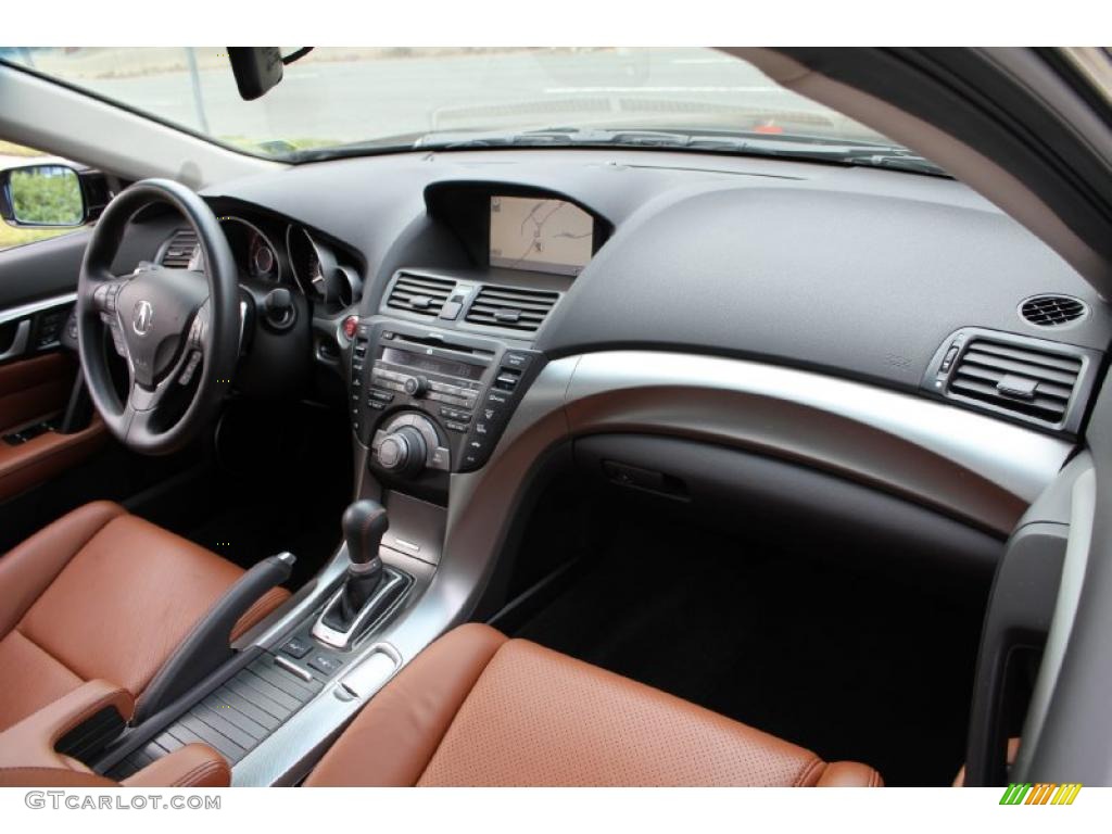 2009 Acura TL 3.7 SH-AWD Umber/Ebony Dashboard Photo #47716179
