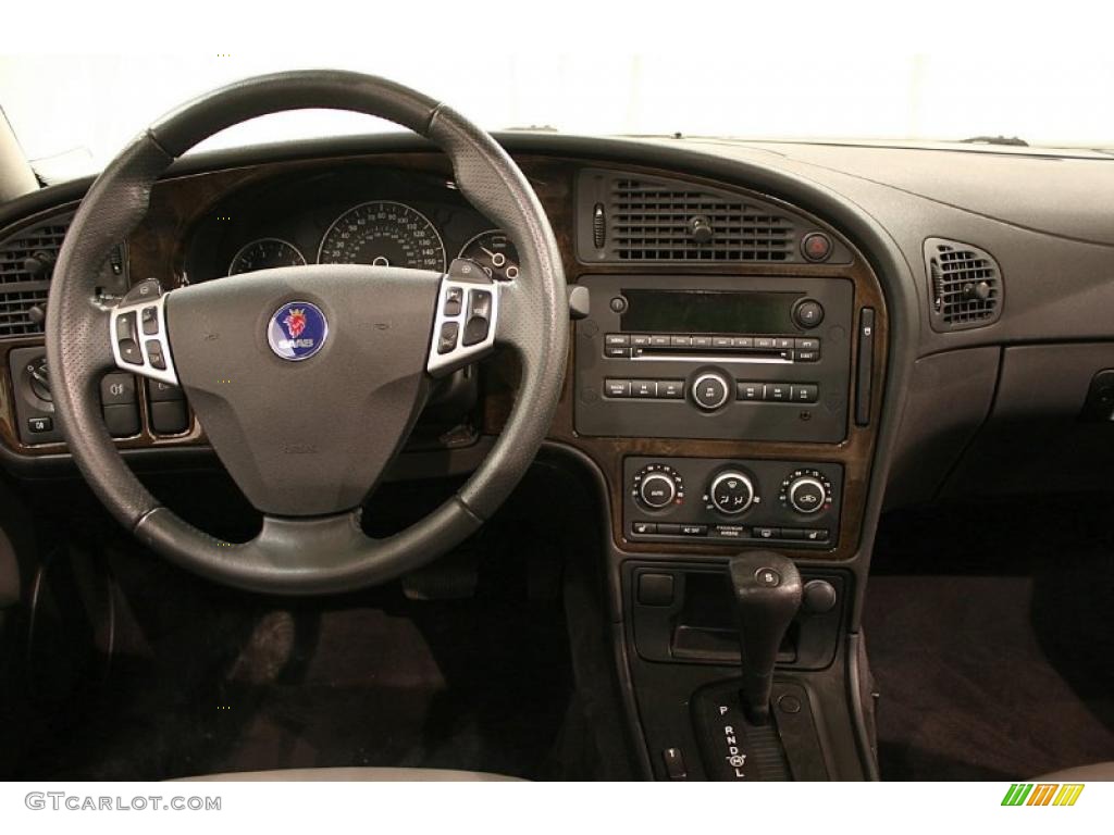 2006 Saab 9-5 2.3T Sedan Granite Gray Dashboard Photo #47716314