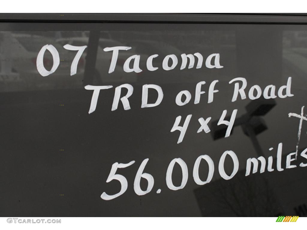 2007 Tacoma V6 TRD Access Cab 4x4 - Impulse Red Pearl / Graphite Gray photo #3