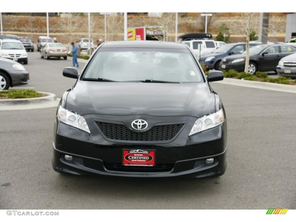 2009 Camry SE - Black / Ash photo #6