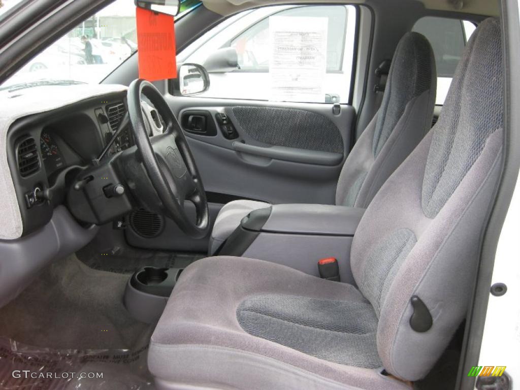 Mist Gray Interior 1998 Dodge Dakota SLT Extended Cab Photo #47719121