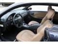 2009 Mercedes-Benz CLK Black/Cappuccino Interior Prime Interior Photo