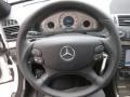 Sahara Beige/Black 2008 Mercedes-Benz E 550 Sedan Steering Wheel