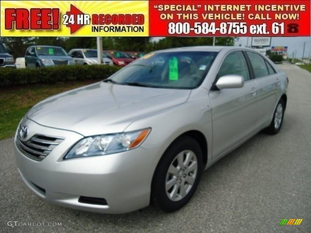 2008 Camry Hybrid - Classic Silver Metallic / Ash photo #1