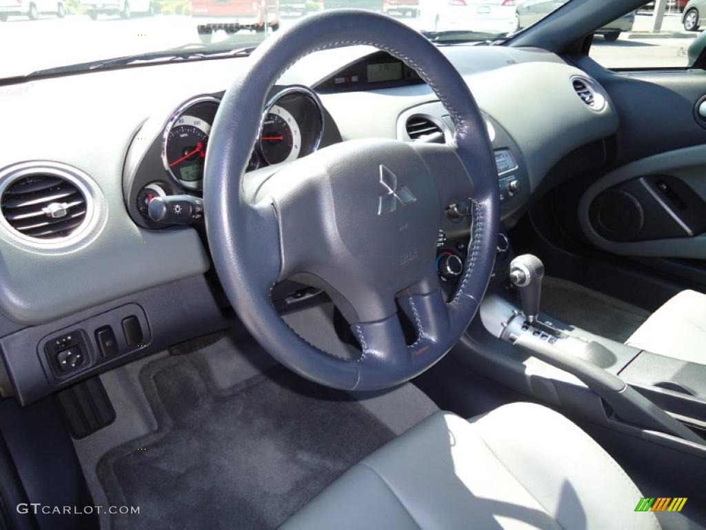 2008 Mitsubishi Eclipse Spyder GS Medium Gray Steering Wheel Photo #47720735