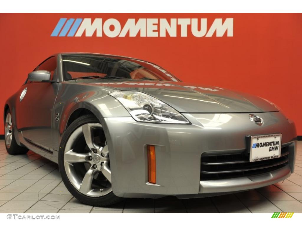 2006 350Z Touring Coupe - Silverstone Metallic / Charcoal Leather photo #1