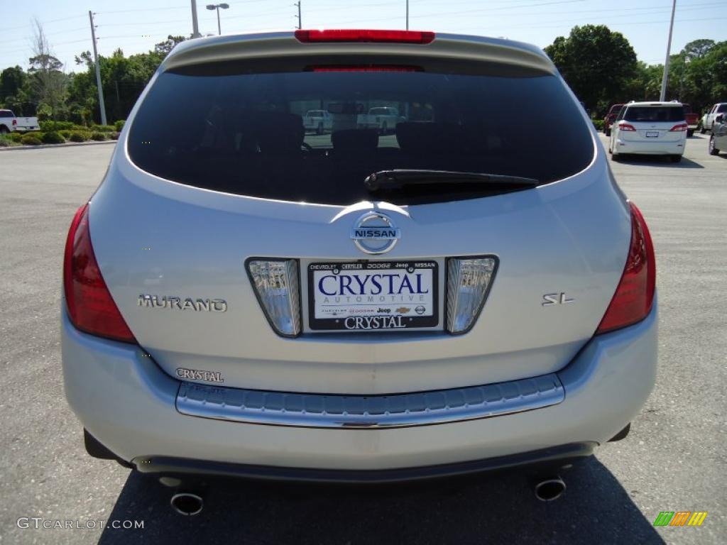 2007 Murano SL - Brilliant Silver Metallic / Charcoal photo #11