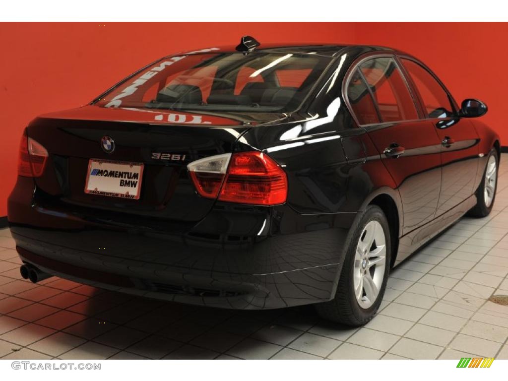 2008 3 Series 328i Sedan - Jet Black / Black photo #3