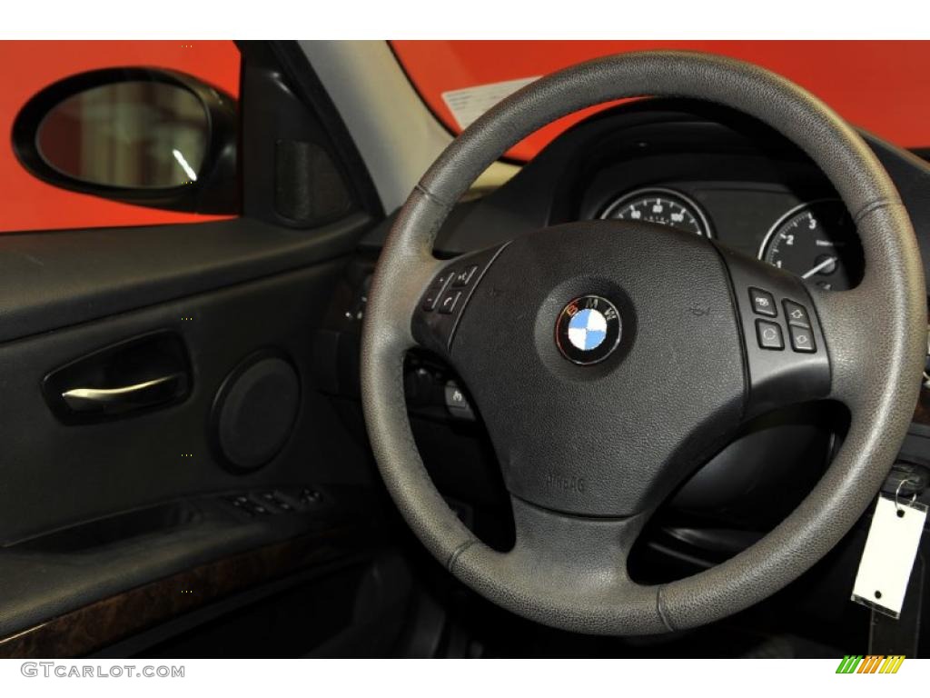 2008 3 Series 328i Sedan - Jet Black / Black photo #13