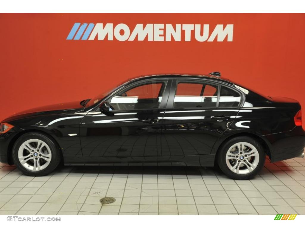 2008 3 Series 328i Sedan - Jet Black / Black photo #19