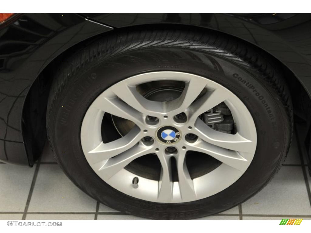 2008 3 Series 328i Sedan - Jet Black / Black photo #22