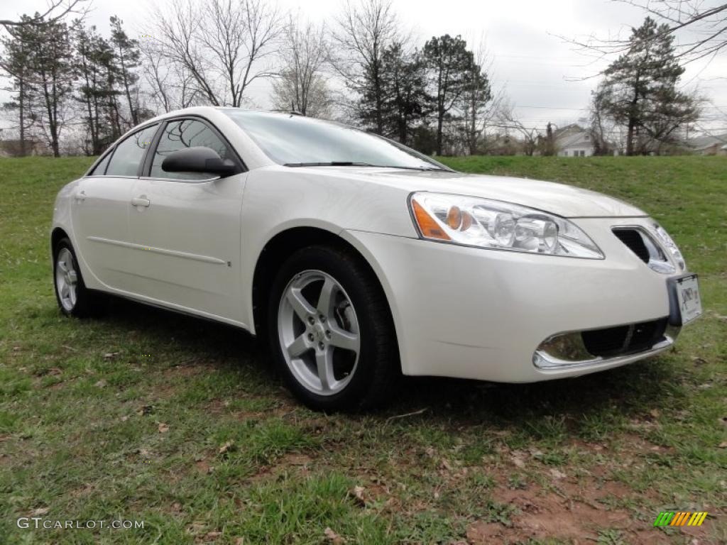 2008 G6 V6 Sedan - White Diamond Tri Coat / Light Taupe photo #5