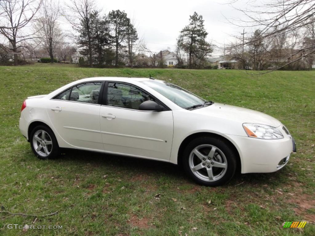 2008 G6 V6 Sedan - White Diamond Tri Coat / Light Taupe photo #6