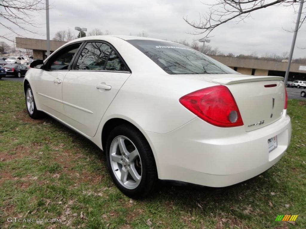 2008 G6 V6 Sedan - White Diamond Tri Coat / Light Taupe photo #10