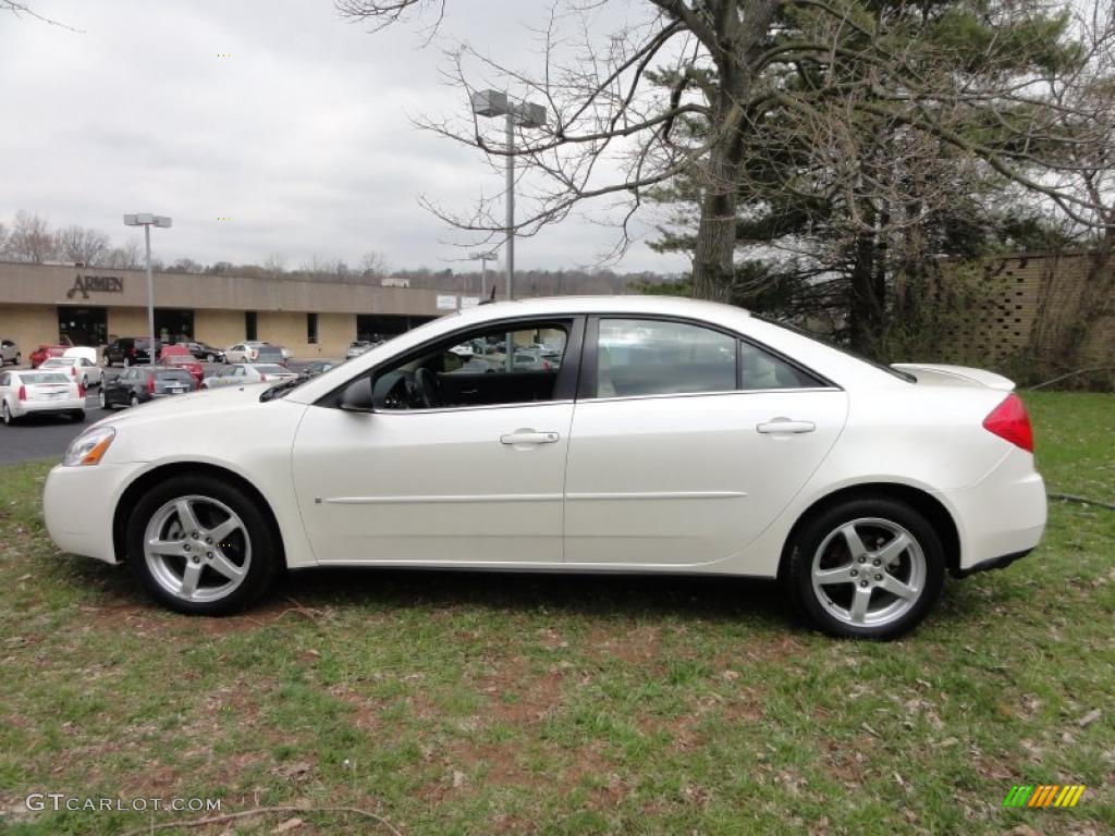 2008 G6 V6 Sedan - White Diamond Tri Coat / Light Taupe photo #11