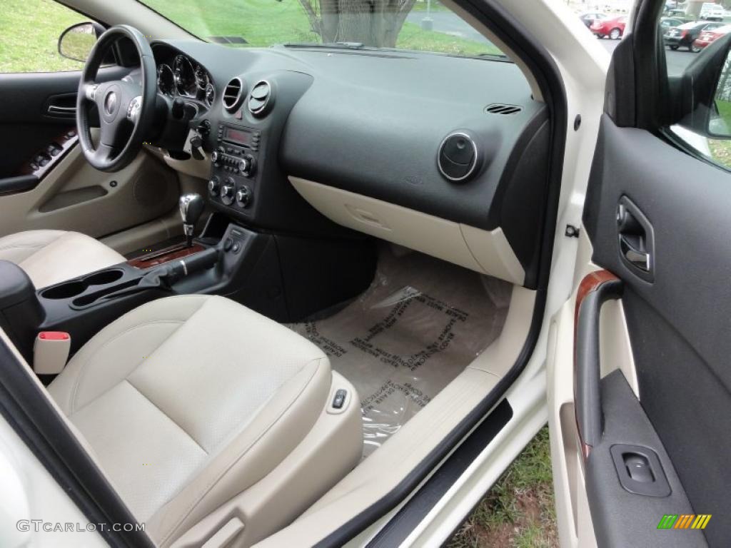 2008 G6 V6 Sedan - White Diamond Tri Coat / Light Taupe photo #18