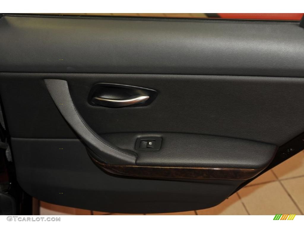 2008 3 Series 328i Sedan - Jet Black / Black photo #43