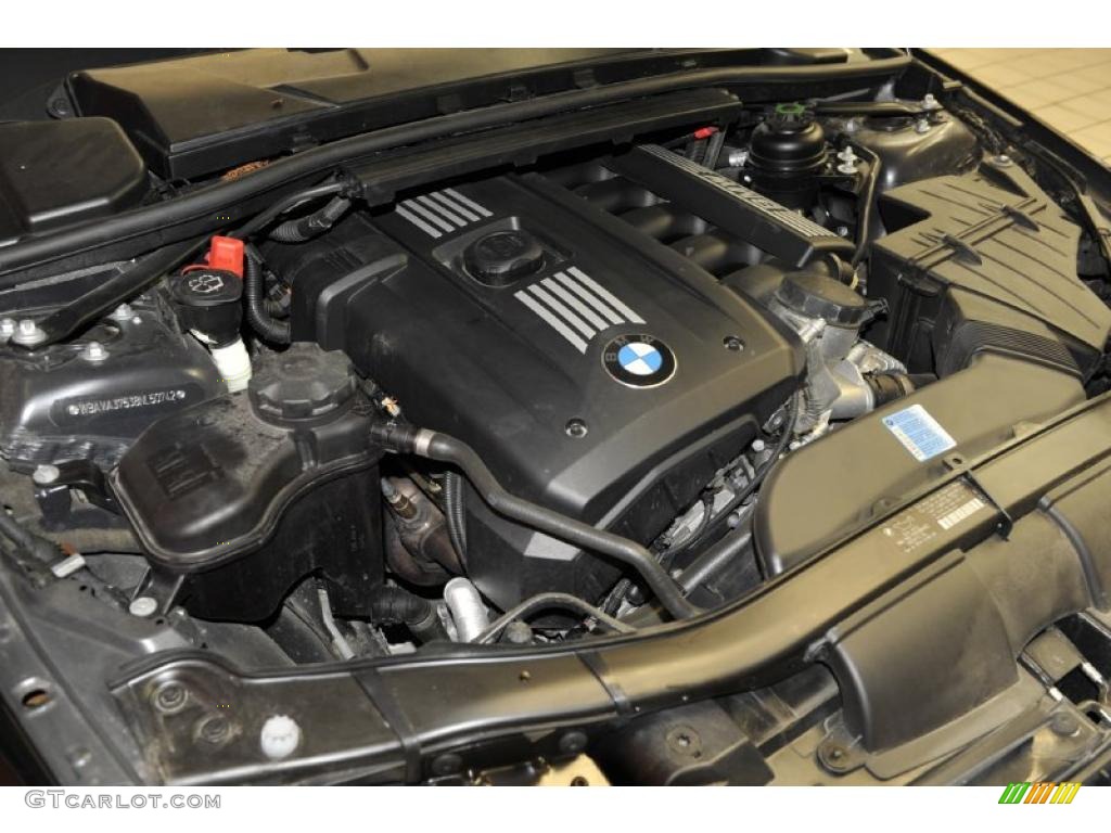 2008 3 Series 328i Sedan - Jet Black / Black photo #49