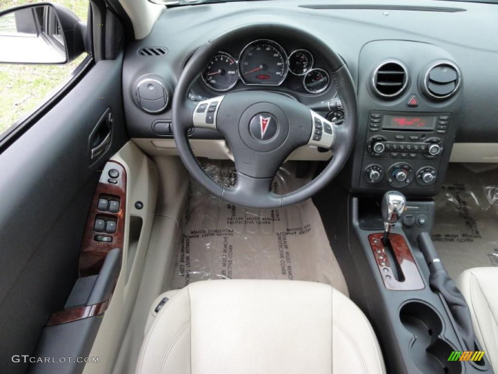 2008 G6 V6 Sedan - White Diamond Tri Coat / Light Taupe photo #28