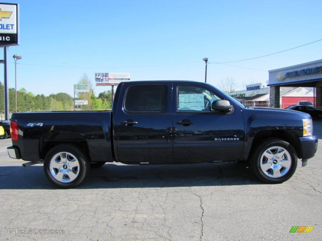 2011 Silverado 1500 LT Crew Cab 4x4 - Imperial Blue Metallic / Ebony photo #6