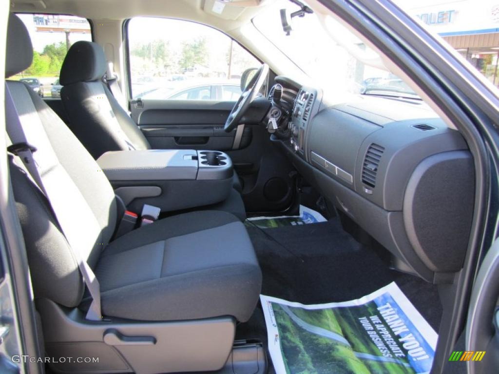 2011 Silverado 1500 LT Crew Cab 4x4 - Blue Granite Metallic / Ebony photo #12