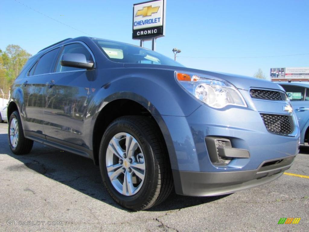 2011 Equinox LT - Twilight Blue Metallic / Light Titanium/Jet Black photo #1