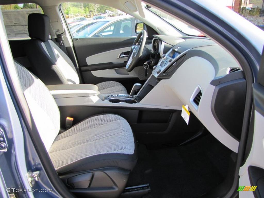 2011 Equinox LT - Twilight Blue Metallic / Light Titanium/Jet Black photo #11