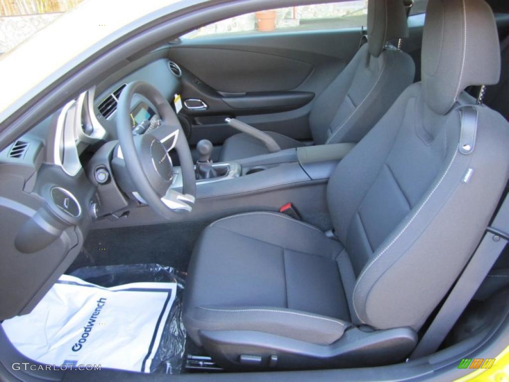 Black Interior 2011 Chevrolet Camaro LT Coupe Photo #47723555