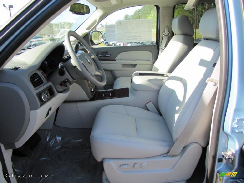 2011 Tahoe LTZ - Ice Blue Metallic / Light Titanium/Dark Titanium photo #8