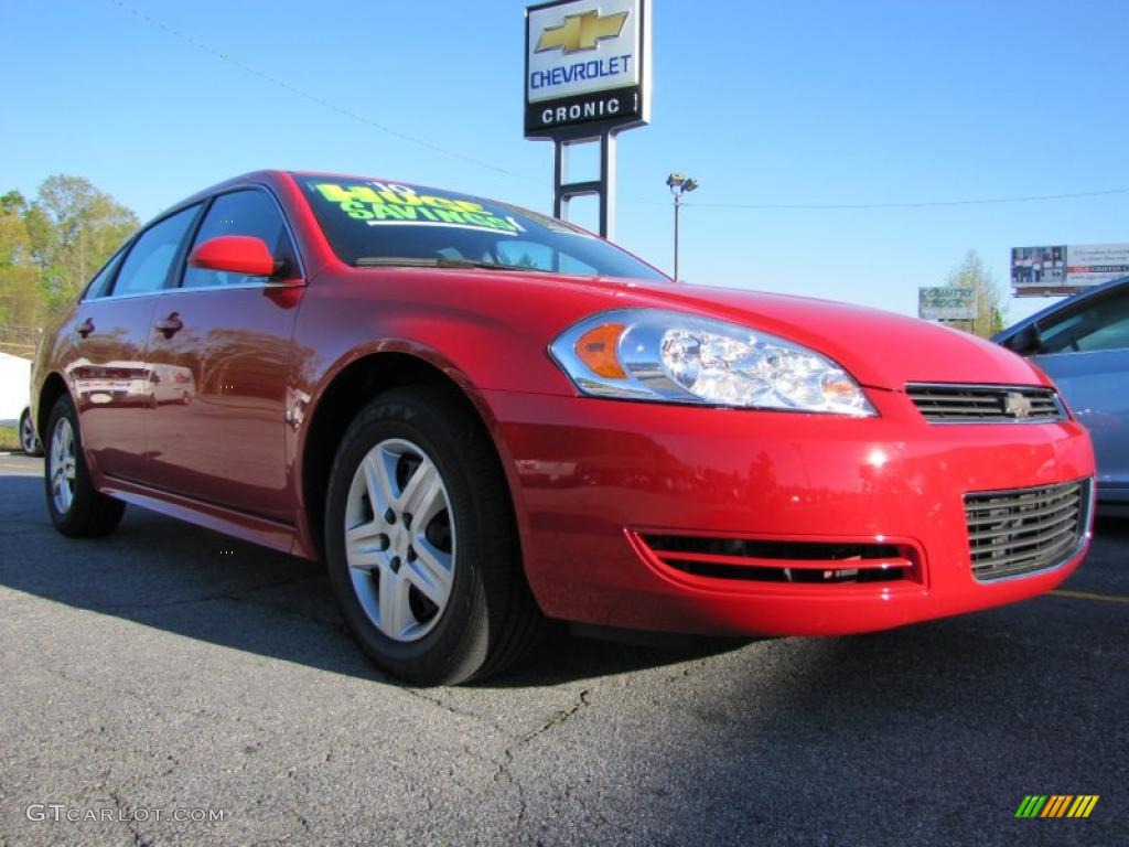 2010 Impala LS - Victory Red / Ebony photo #1