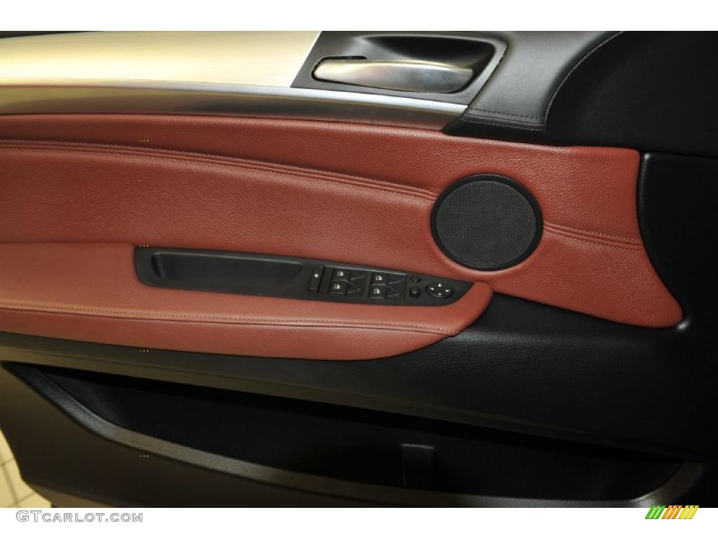 2010 BMW X6 xDrive50i Chateau Red Door Panel Photo #47725696
