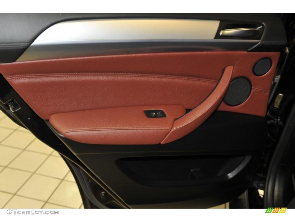 2010 BMW X6 xDrive50i Chateau Red Door Panel Photo #47725742