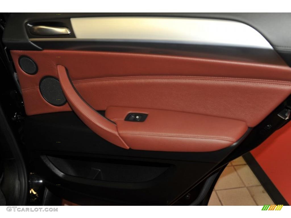 2010 BMW X6 xDrive50i Chateau Red Door Panel Photo #47725874