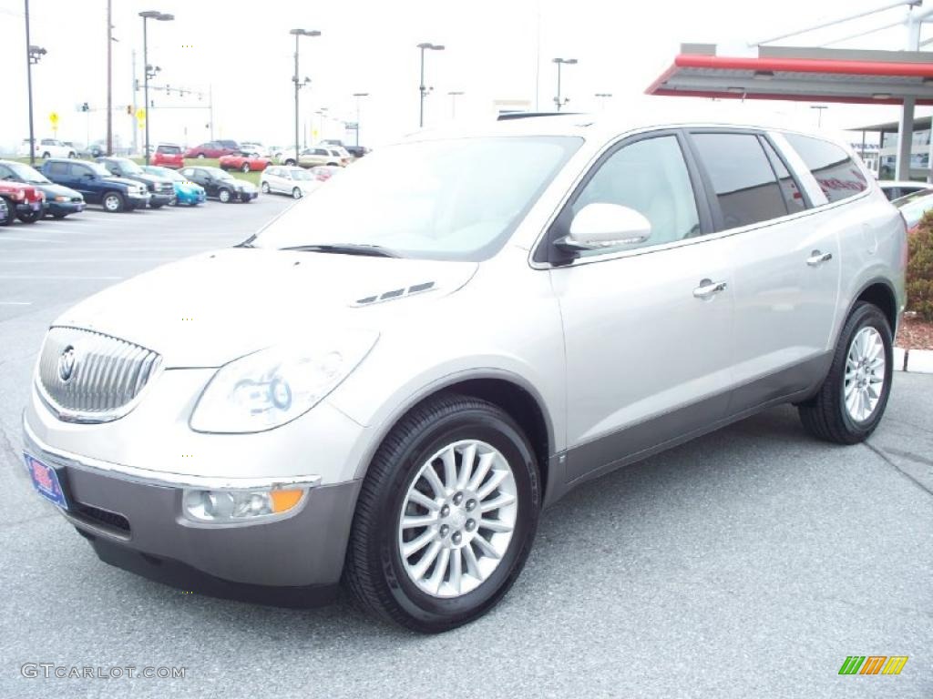 2008 Enclave CXL AWD - Platinum Metallic / Titanium/Dark Titanium photo #1