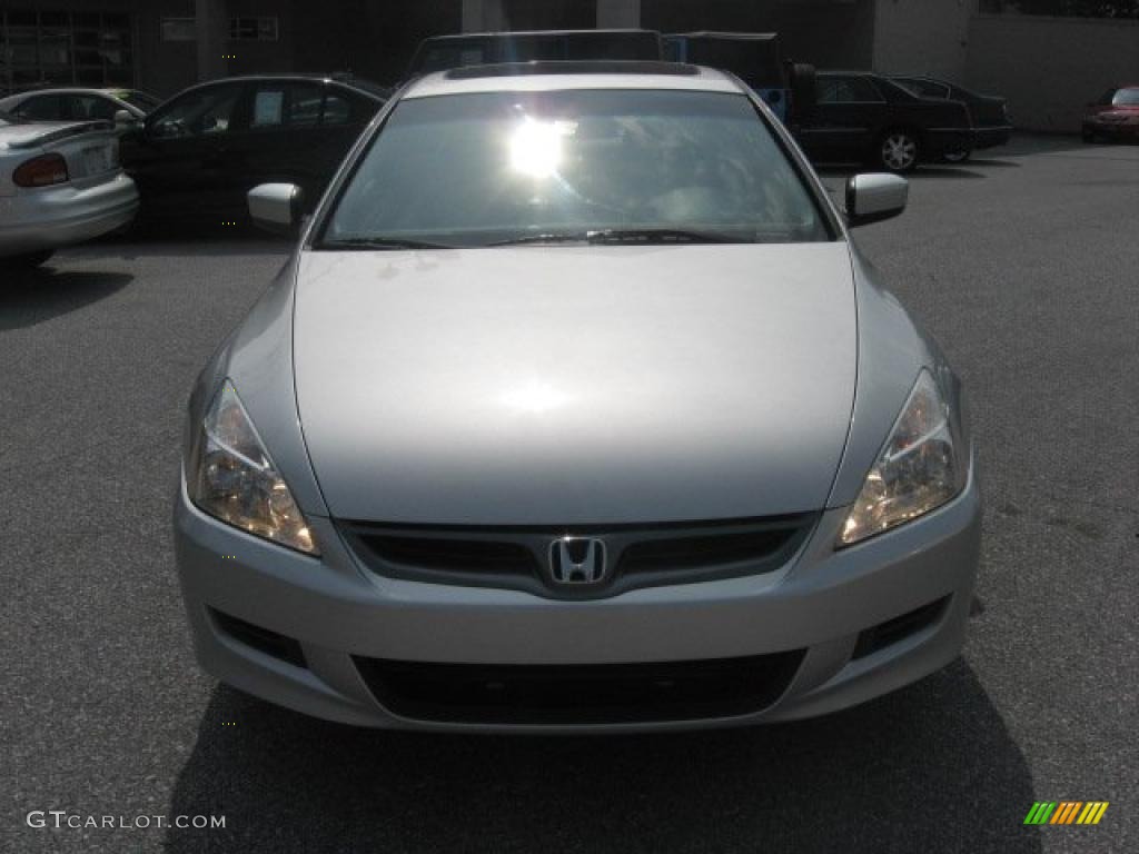 2006 Accord EX Coupe - Alabaster Silver Metallic / Gray photo #3