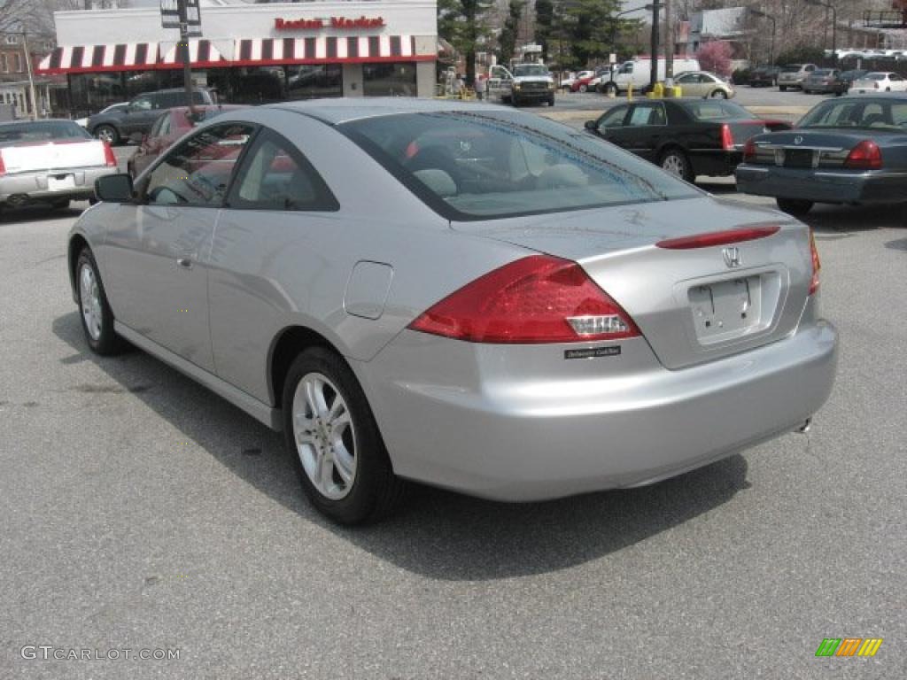 2006 Accord EX Coupe - Alabaster Silver Metallic / Gray photo #8