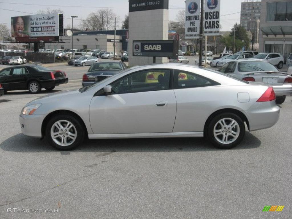 2006 Accord EX Coupe - Alabaster Silver Metallic / Gray photo #9