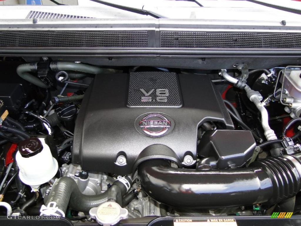 2008 Nissan Titan SE King Cab 5.6 Liter DOHC 32-Valve CVTCS V8 Engine Photo #47727554