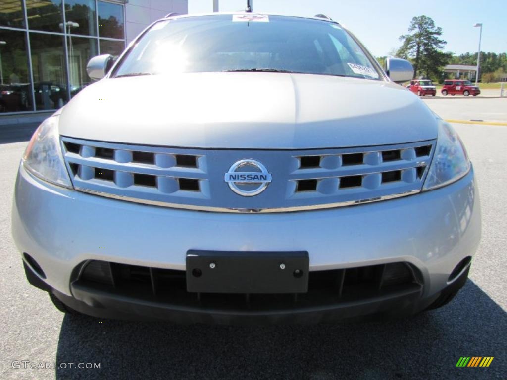 2005 Murano S - Sheer Silver Metallic / Charcoal photo #8