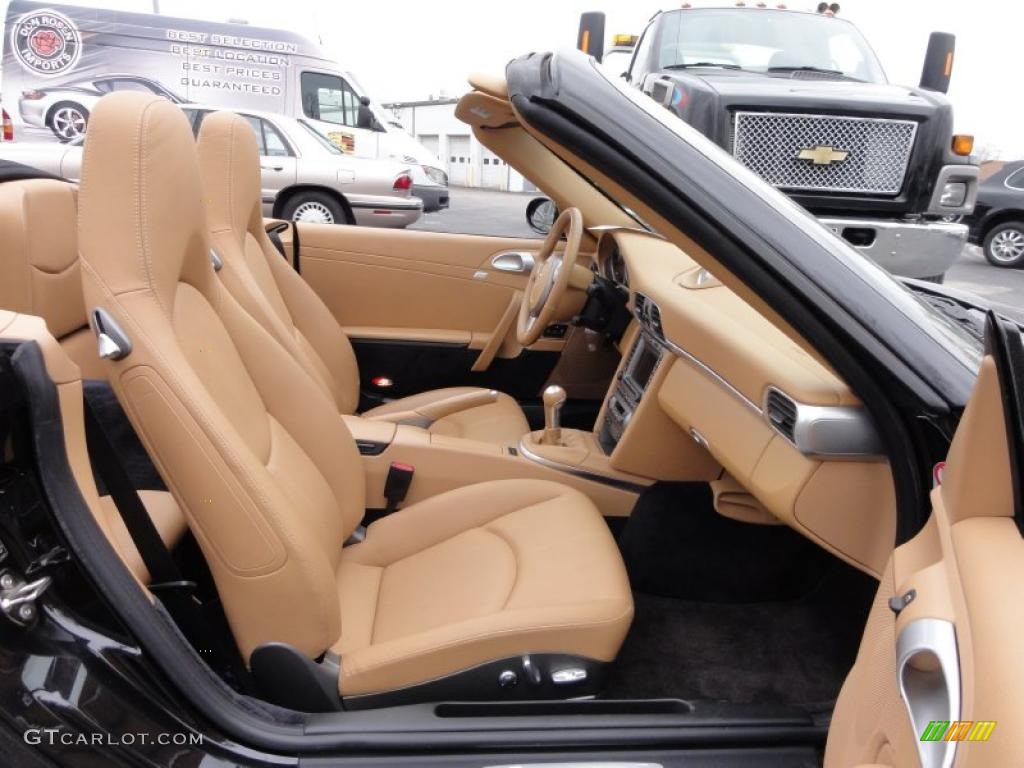 Sand Beige Interior 2007 Porsche 911 Carrera S Cabriolet Photo #47728860