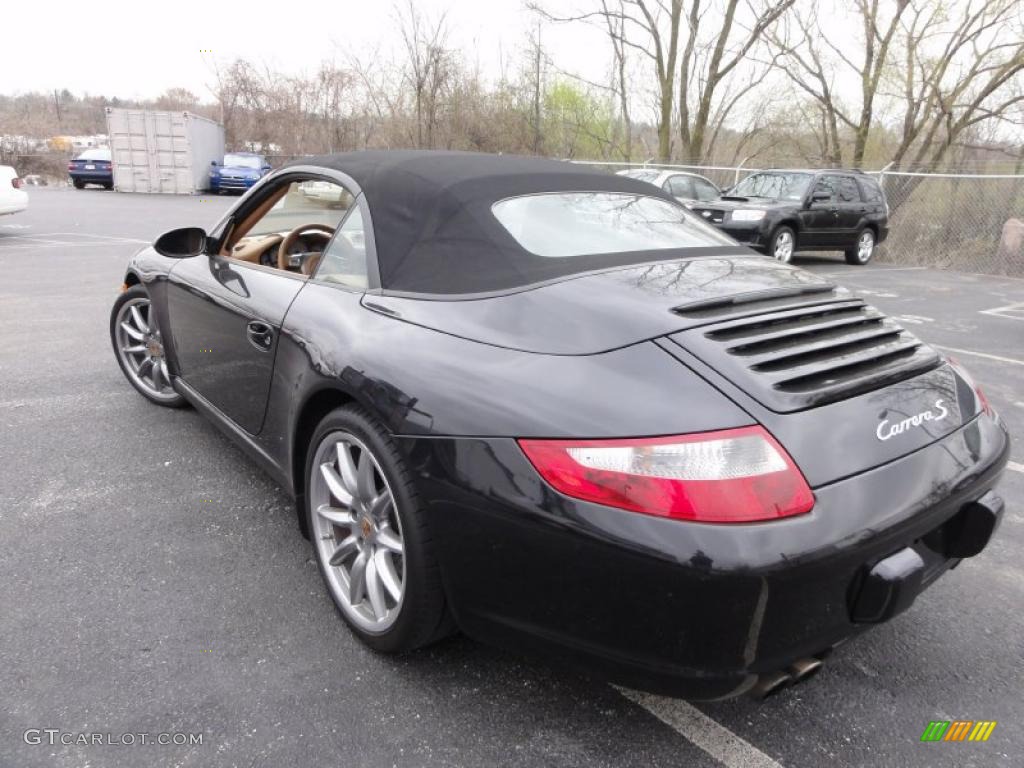 Black 2007 Porsche 911 Carrera S Cabriolet Exterior Photo #47729127