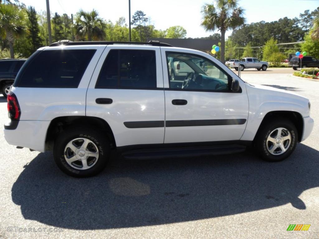 2005 TrailBlazer LS - Summit White / Light Gray photo #15