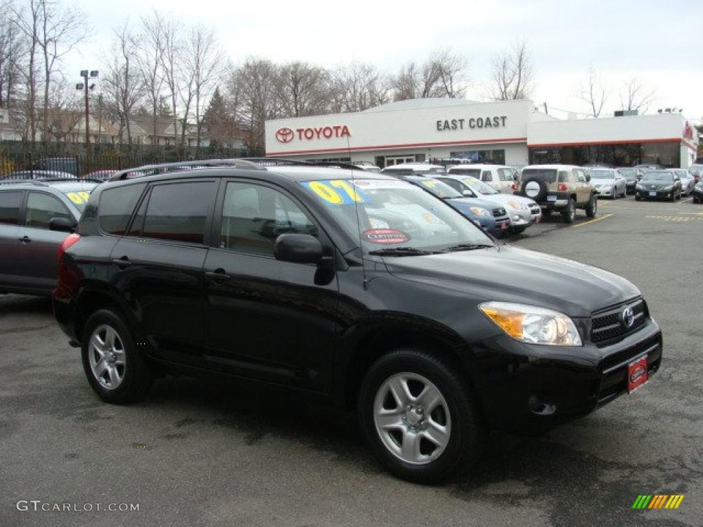 2007 RAV4 I4 - Black / Ash Gray photo #1